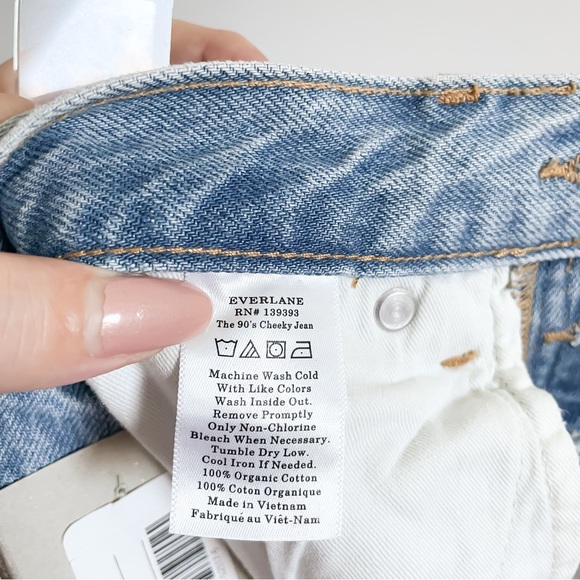 Everlane The ’90s Cheeky Jean | Vintage Sunbleached Blue | Size 24 - Picture 14 of 16
